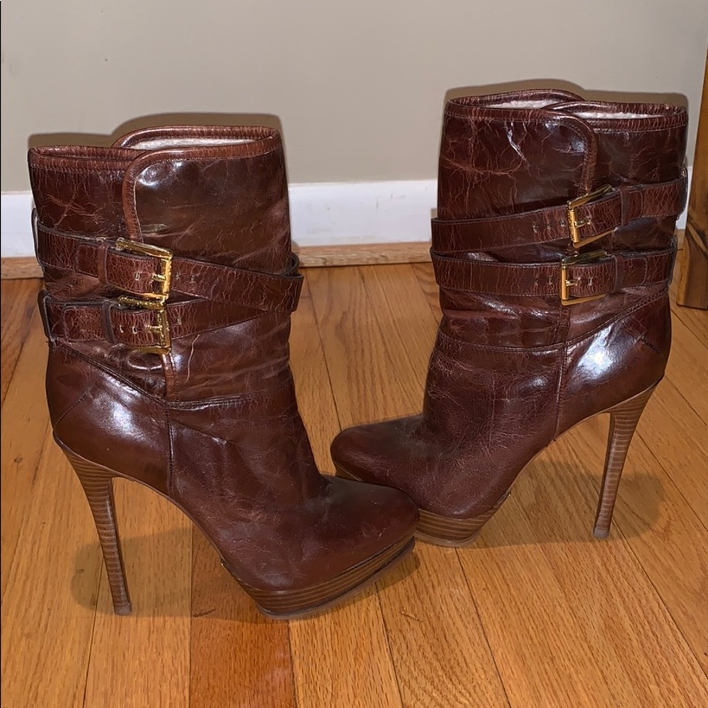 Micheal Kors High heel brown boots